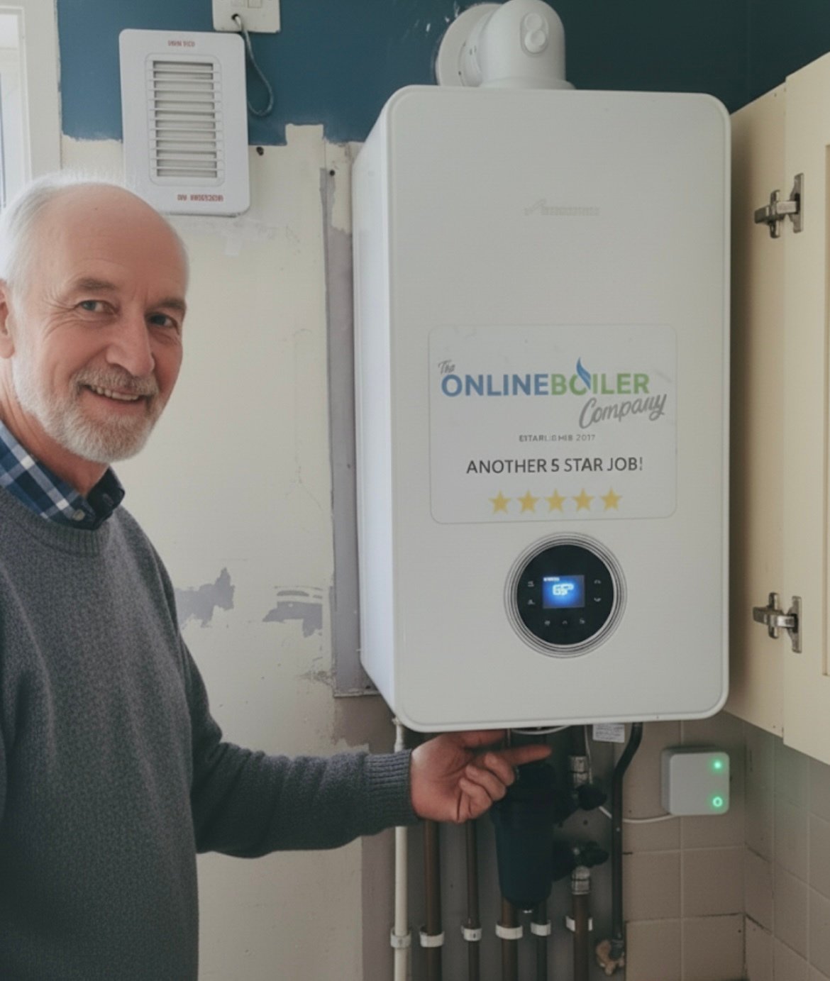 Boiler installation customer Mr Patel in Shawlands Glasgow G41 — verified review for The Online Boiler Company